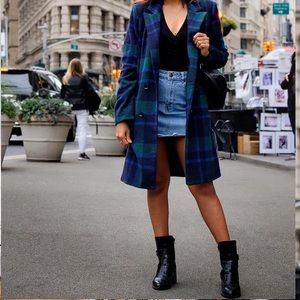J.O.A. Plaid Coat